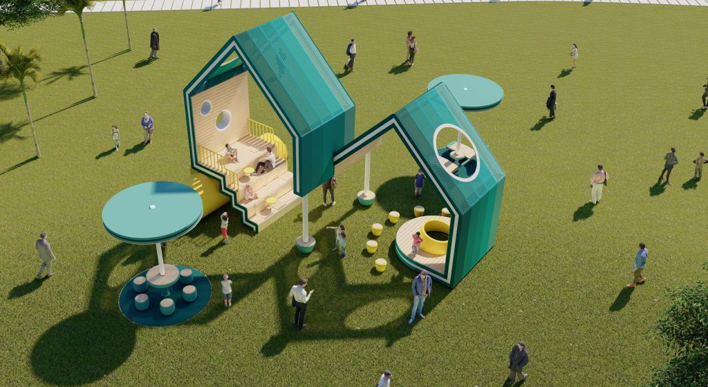 Llega un nuevo espacio para jugar en la plaza del Mercado del Patio